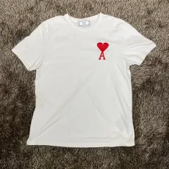 ami - ami アミ Tシャツ・カットソー S 白 【古着】【中古】 ami - ami アミ Tシャツ・カットソー L 白 【古着】【中古