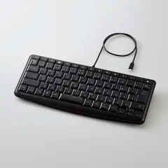 iPadキーボード エレコム 有線キーボード Lightningコネクタ JIS配列 メンブレン 静音 ブラック TK-LCM02BK
