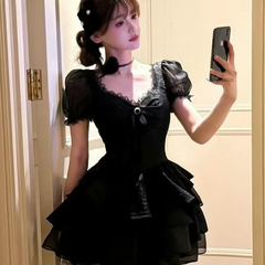 精霊姫のバレエ風ドレスワンピース
