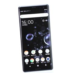 【電池良好】SIMフリー au Xperia XZ3 SOV39 ホワイトシルバ