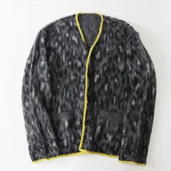 メンズ 2022AW サカイ sacai Leopard Knit Cardigan モヘヤ混 レオパードニットカーディガン 1//グレー ヒョウ柄 男性用【2400013759953】のサムネイル