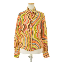 【PAULSMITH】マルチストライプ レーヨン長袖シャツ