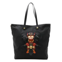 ❤️PRADA❤️ロボット/サフィアーノ レザー/ブラック&ピンク ❤️PRADA❤️ロボット/サフィアーノ レザー/ブラック&ピンクMXR