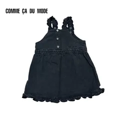 1329◯ comme ca du mode オーバーオール　90 ブラック