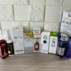 美容液 8点セット　まとめ売り　ネイチャーリパブリック　NA10スキンパブリック　卵殻膜エキス　プラセンタ原液100％　ホワイトトラッシュHQ美容液　DMエッセンスW