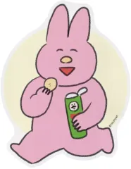 【中古】マウスパッド うさぎ ダイカットマウスパッド ver.C 「今日もいい1日だった！～低空飛行うさぎと仲間たち～」