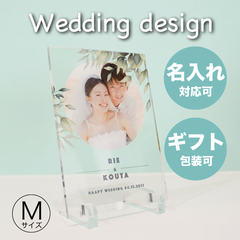 オーダーメイド Wedding フォトパネル 【Mサイズ】  婚約 結婚