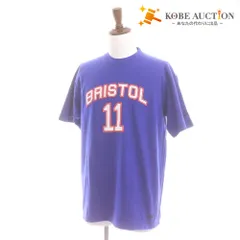 ■ F.C.Real Bristol FCRB ナイキ Tシャツ BRISTOL 11 半袖 トップス Dri-FIT ロゴ プリント 日本製 メンズ M ブルー