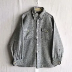 80s 90s Eddie Bauer ウール シャツ / 16 グレー アウトドア USA 