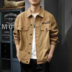 [M 0]メンズ  服  シンプル ファッション オシャレ 大人 かっこいい 大きいサイズ ストリート 紳士服 秋 アメリカン デニムジャケット ワークジャケット 春 カジュアル ハンティング トップス