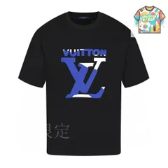 【今日特価】Louis Vuitton サマーニュー プレスゴムプリントカラーブロック丸首 T-3