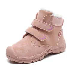☆ ピンク ☆ 33(20cm) ☆ キッズブーツ pmykidsboot17 ショートブーツ 子供 ブーツ キッズ キッズブーツ こども 子ども 通学 通園 男の子 女の子 冬 秋冬 幼稚園 保育園 小学生 小学校 防寒 あったか 履きやすい 脱ぎやすい