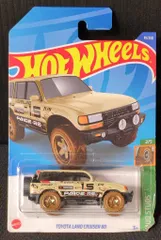 MATTEL HOTWHEELS MUD STUDS 2/5 HHF01 TOYOTA LAND CRUISER 80/ベージュ 91/250