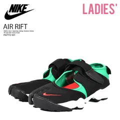 NIKE (ナイキ) WMNS AIR RIFT ウィメンズ エア リフト レディース サンダル スニーカー カジュアル ストリート アウトドア キャンプ ビーチ 海 プール (ブラック/レッド/グリーン/ホワイト) FN7772-001 FN7772 001