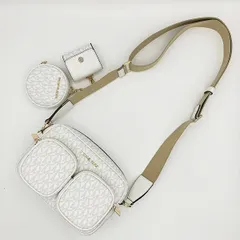 マイケルコース  ショルダーバッグ ジェットセットアイテム クロスボディ  MKシグネチャー ホワイト MICHAEL KORS レディース
