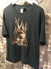 vintage ヴィンテージ STAR WARS スターウォーズ ダースベイダー ムービープリントTシャツ XLサイズ 00s ブラック FK