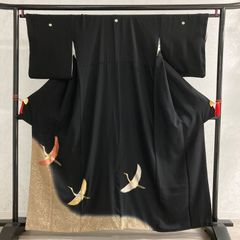 黒留袖　正絹　中古品　HAA1584