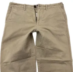 Eddie Bauer ☆ フランダースリネン ワークパンツ チノパン テーパード ベージュ W31 大人カジュアル アメカジ エディーバウアー■JS752のサムネイル