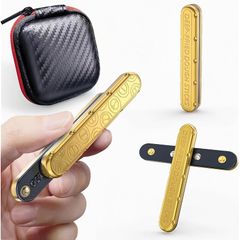 棒型 フィジェットスライダー フィジェットトイ フィジェットおもちゃ ガジェット おもちゃ 暇つぶし EDC ストレス解消 ストレス発散グッズ 大人 クリスマス プレゼント ギフト (金色です) 0