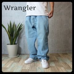 FB173 Wrangler 90s ワイドデニム　センタープレス　W40