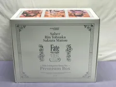 【箱イタミ有】Fate/stay night ～15th Celebration Project～ セイバー 遠坂凛 間桐桜 ～15th Celebration Dress Ver. ～Premium Box  1/7 ABS＆PVC製塗装済み完成品 707