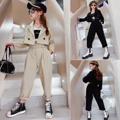 スーツ 女の子 パンツ 小学生 パンツスーツ 2点セット 子供服 女の子 キッズスーツ 子供 スーツ セットアップ 入学式 フォーマルスーツ 長袖ジャケット ロングパンツ 発表会 通園 通学 xingyan13