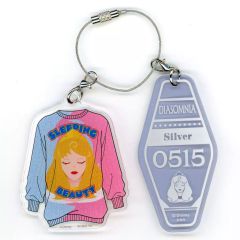 [중고] 키홀더 실버 의상 아크릴 매력 편안한 마이 룸 ver. [디즈니 트위스티드 원더랜드] 실버 생일 기념 상품