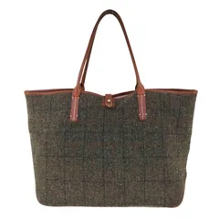 ハリスツイード Harris Tweed チェック柄トートバッグ メンズ 表記無 のサムネイル