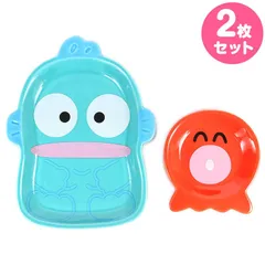 ハンギョドン キャラクター形プレートセット 2枚セット お皿 40周年 ハンギョドンとさゆりのうきうきライフ サンリオ sanrio