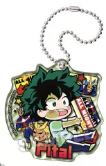 【中古】キーホルダー・マスコット(キャラクター) 緑谷出久 「ぴた!でふぉめ 僕のヒーローアカデミア 雄英寮 アクリルキーホルダー」