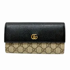 グッチ　GUCCI　プチGGマーモント　コンチネンタルウォレット　456116　長財布　ユニセックス　美品