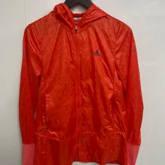 adidas アディダス　オレンジ系　フルジップパーカー　スポーツ　ランニング