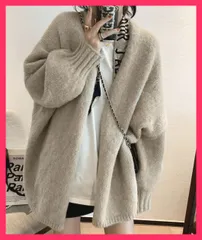 【スタッフおすすめ！】 トッパーカーディガン ニット 秋冬羽織り ニットカーディガン/大人女性秋コーデ/無地 韓国カーデ レディーストップス ゆったり 長袖 ミ おすすめ おしゃれ　かわいい　人気 99XXFS-001