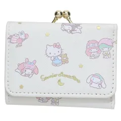 サンリオキャラクターズ コンパクト財布 財布 アイボリー IV