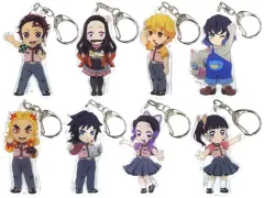 【中古】雑貨 全8種セット 「鬼滅の刃×東京ドームシティアトラクションズ 全集中!おもてなし大作戦 トレーディングキーホルダー」