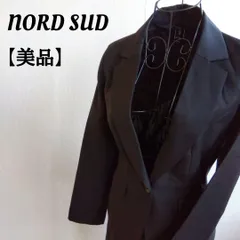 美品⭐️ ノールシュド NORD SUD セットアップ スーツ テーラードジャケット フレアスカート ウール混 黒 フォーマル 通勤 オケージョン 通勤 入学式 卒業式 お受験 大人上品 エレガント シンプル