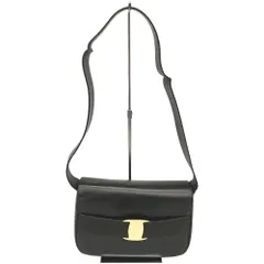 △△ Salvatore Ferragamo ヴァラリボン レザーワンショルダーバッグ  AQ-217203
