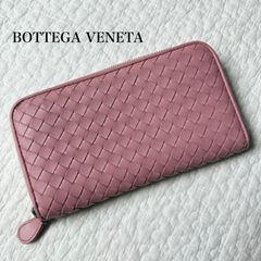BOTTEGA VENETA イントレチャート ラウンドジップ 長財布 9606 - メルカリ