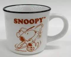 【中古】マグカップ・湯のみ スヌーピー(オレンジ) ゆったりマグカップ 「PEANUTS(SNOOPY)」