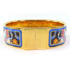 ☆新品同様☆MICHAELA FREY WIEN☆七宝焼☆24金メッキ☆バングル | Mercari