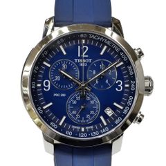 美品】ティソ PRC 200 クロノグラフ BAMBレザーベルト - メルカリ