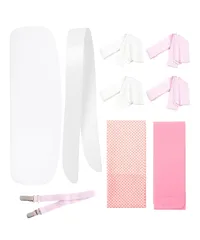 【迅速発送】KYOETSU キョウエツ 着付けセット 二尺袖着物用 袴用 和装小物9点セット(伊達締め、腰紐4本、着付けベルト、前板、衿芯、マジックベルト) レディース