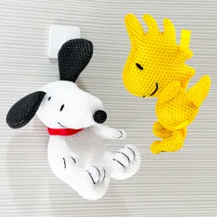 新品 未使用 バスぐるみ お風呂 ボディスポンジ PEANUTS (スヌーピー・ウッドストック)