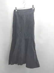 ◇ Θ one after another NICE CLAUP ロング フレアー スカート サイズS ブラック レディース E  【1411280041420】