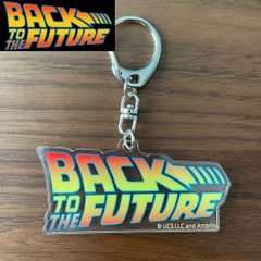 BACK TO THE FUTURE LOGO acrylic keychain バックトゥーザフューチャー タイトルロゴ アクリルキーホルダー