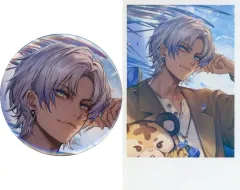 【中古】グッズセット イブラヒム 缶バッジ＆チェキ風カード 「バーチャルYouTuber にじさんじ イブラヒム 誕生日2024」