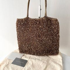 5282○ ANTEPRIMA ワイヤーバッグ ハンドバッグ ピンクゴールド - メルカリ