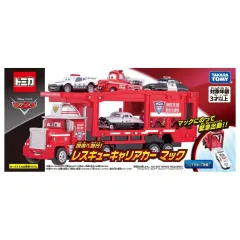 【中古】おもちゃ 現場へ急行!レスキューキャリアカー マック 「カーズ トミカ」