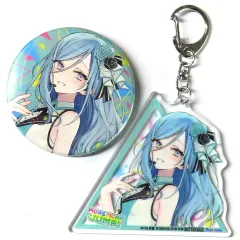 【中古】グッズセット 日野森雫 56mm缶バッジ+アクリルキーホルダー 「CD プロジェクトセカイ カラフルステージ! feat.初音ミク MORE MORE JUMP! SEKAI ALBUM vol.2 グッズ付き初回生産限定盤」 アニメイト購入特典