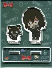 【中古】アクリルスタンド・アクリルパネル 相澤消太・チョコキャット 「僕のヒーローアカデミア×サンリオキャラクターズ in 東急ハンズ トレーディングアクリルスタンド」